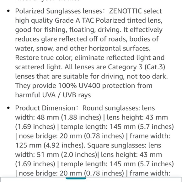 black lightweight sunglasses - Picture 3 of 3